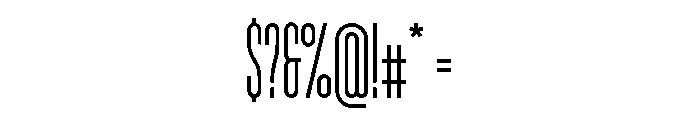 Garaje1603 Bold Font OTHER CHARS