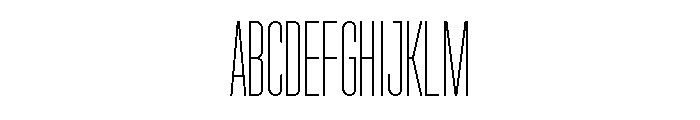 Garaje1603 Book Font UPPERCASE