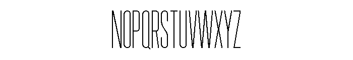 Garaje1603 Book Font UPPERCASE