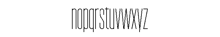 Garaje1603 Book Font LOWERCASE