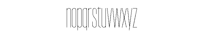 Garaje1603 Light Font LOWERCASE