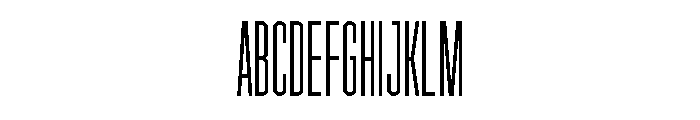 Garaje1703 Bold Font UPPERCASE
