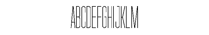 Garaje1703 Book Font UPPERCASE
