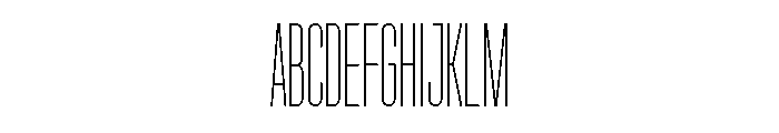 Garaje1803 Book Font UPPERCASE