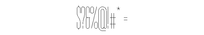 Garaje1903 Light Font OTHER CHARS