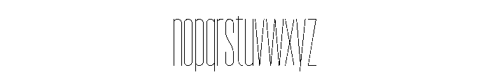 Garaje1903 Light Font LOWERCASE