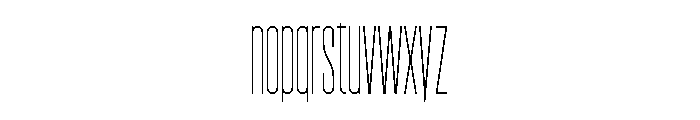 Garaje2003 Book Font LOWERCASE