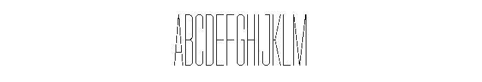 Garaje2003 Light Font UPPERCASE
