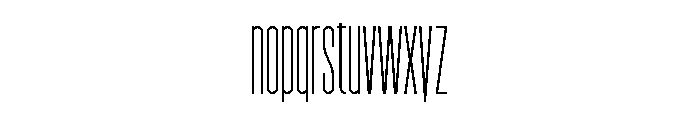 Garaje2003 Medium Font LOWERCASE