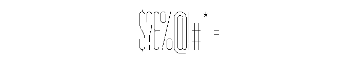 Garaje2103 Light Font OTHER CHARS