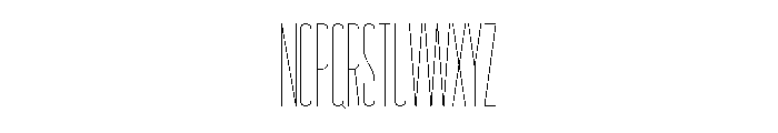 Garaje2103 Light Font UPPERCASE