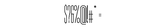 Garaje2103 Medium Font OTHER CHARS
