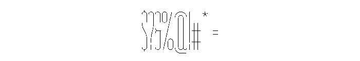 Garaje2203 Light Font OTHER CHARS