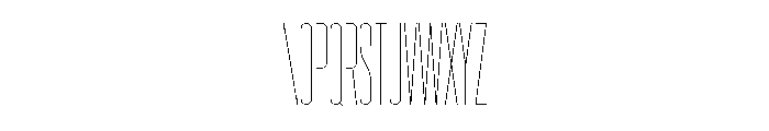Garaje2203 Light Font UPPERCASE