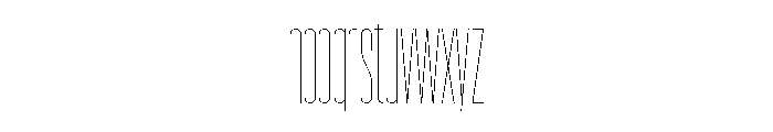 Garaje2203 Light Font LOWERCASE