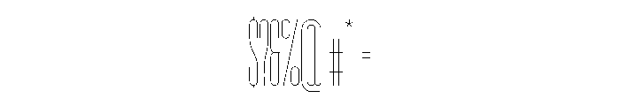 Garaje2403 Light Font OTHER CHARS