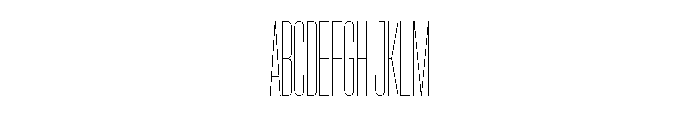 Garaje2403 Light Font UPPERCASE
