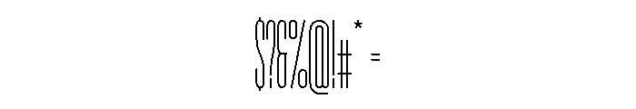 Garaje2403 Medium Font OTHER CHARS