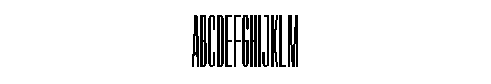 Garaje2503 Black Font UPPERCASE