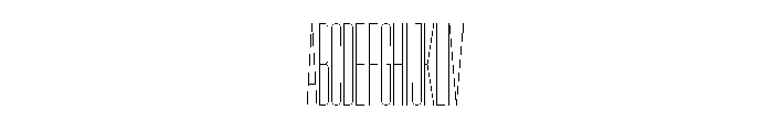 Garaje2703 Light Font UPPERCASE