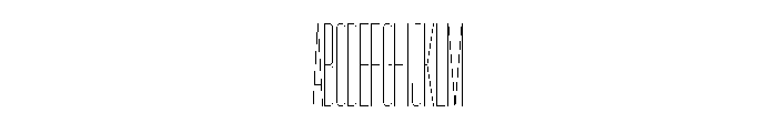 Garaje2803 Light Font UPPERCASE