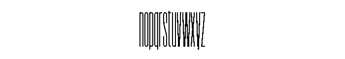 Garaje2903 Bold Font LOWERCASE
