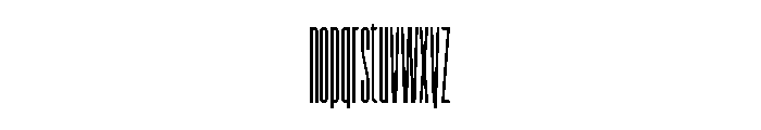 Garaje3003 Black Font LOWERCASE