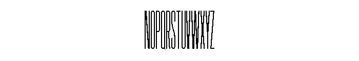 Garaje3003 Bold Font UPPERCASE