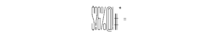 Garaje3003 Book Font OTHER CHARS