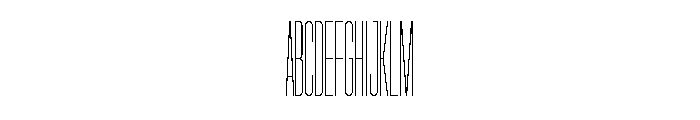Garaje3003 Book Font UPPERCASE