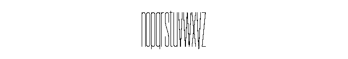 Garaje3003 Book Font LOWERCASE