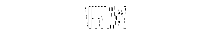 Garaje3003 Light Font UPPERCASE