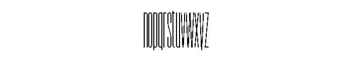 Garaje3003 Medium Font LOWERCASE