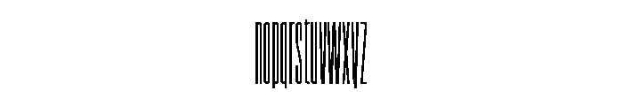 Garaje3103 Black Font LOWERCASE