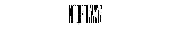 Garaje3103 Bold Font UPPERCASE