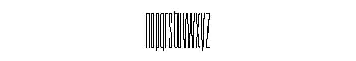 Garaje3103 Bold Font LOWERCASE
