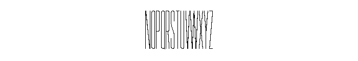 Garaje3103 Book Font UPPERCASE