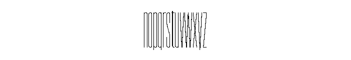 Garaje3103 Book Font LOWERCASE