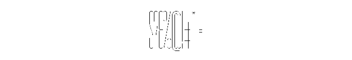 Garaje3103 Light Font OTHER CHARS