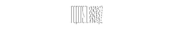 Garaje3103 Light Font LOWERCASE