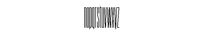 Garaje3203 Bold Font LOWERCASE