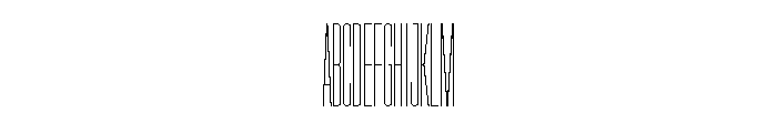 Garaje3203 Book Font UPPERCASE