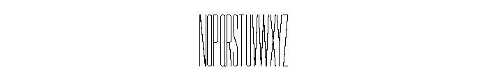 Garaje3203 Book Font UPPERCASE