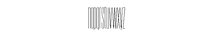 Garaje3203 Book Font LOWERCASE
