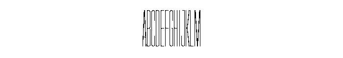Garaje3203 Medium Font UPPERCASE