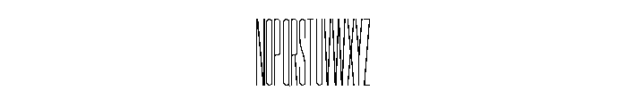 Garaje3203 Medium Font UPPERCASE