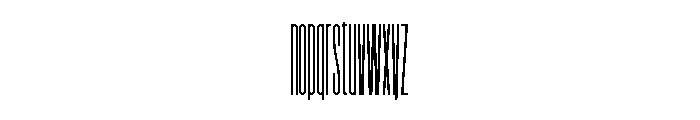 Garaje3303 Black Font LOWERCASE