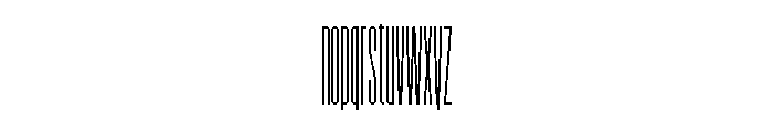 Garaje3303 Bold Font LOWERCASE