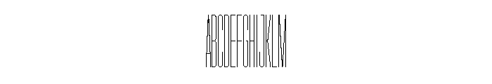 Garaje3303 Book Font UPPERCASE