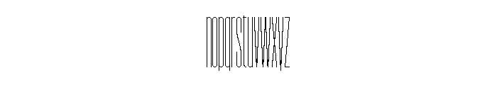 Garaje3303 Book Font LOWERCASE